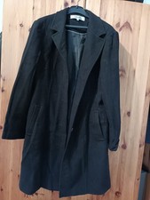 Damenmantel Schwarz Elegant Größe 42, Giada