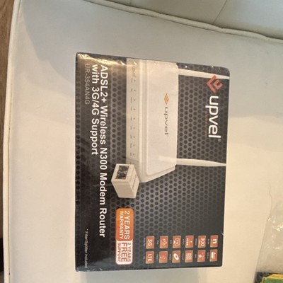 Upvel UR-354AN4G ADSL2+ Wireless N300 Modem Router 3G/4G USB 4 LAN Dual-Band
