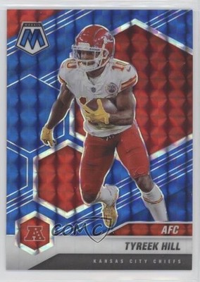 2021 Panini Mosaic Variations AFC Blue Mosaic Prizm 37/99 Tyreek Hill #238 0o9k