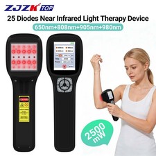 2500mW Cold Laser Device LLLT Red Infrared Light Therapy for Arthritis Body Pain