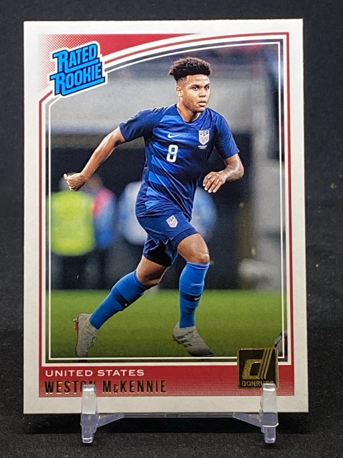 2018-19 Panini Donruss Rated Rookie Weston McKennie #199 Rookie RC