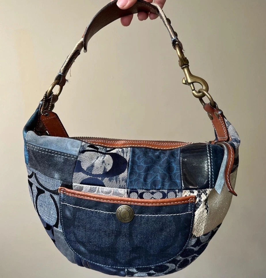 Coach Patchwork Denim Bags & Handbags for Women for sale | eBay