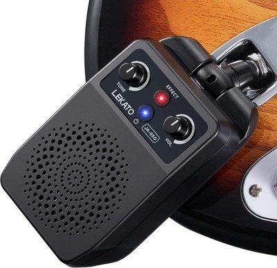 LEKATO Mini Gitarrenverstärker 5W, Tragbarer Gitarre Verstärker