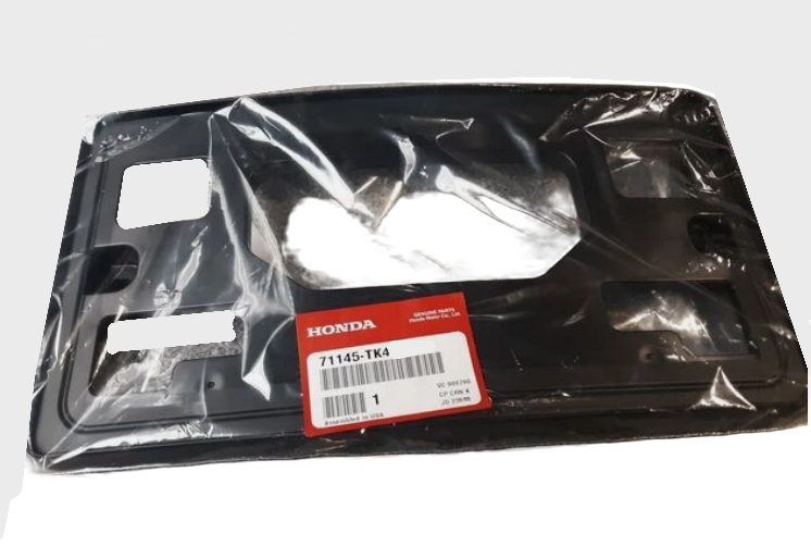2016 ACURA RDX FRONT BUMPER LICENSE PLATE BRACKET HOLDER FRAME COVER ...
