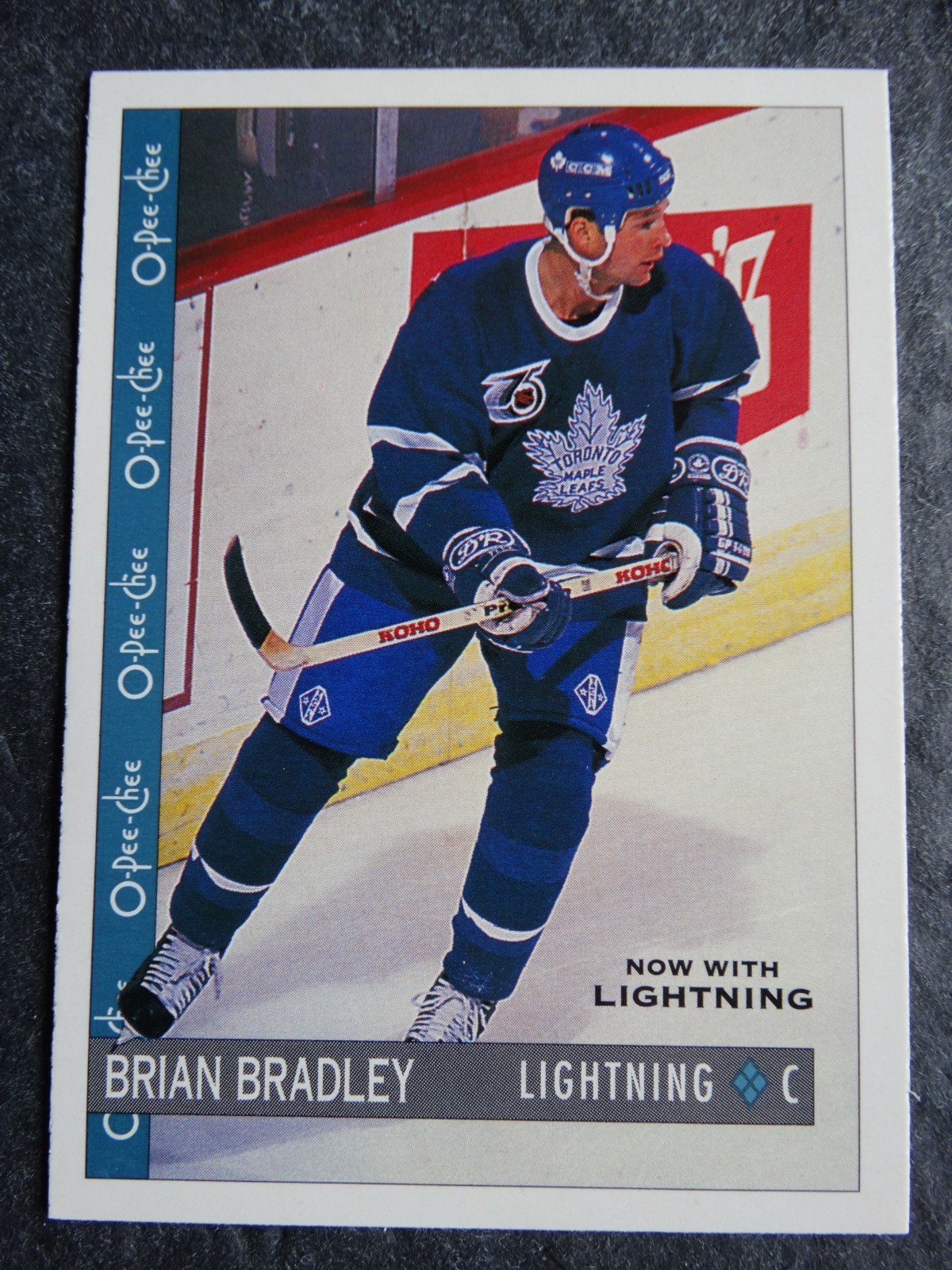 1992-93 O-Pee-Chee #27 Brian Bradley Tampa Bay Lightning Hockey Card