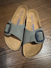 Birkenstock Women's Green Flip Flop Sandals Size EU 38/Uk 5
