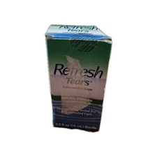 REFRESH Tears Sterile Lubricant Eye Drops - 15 ml Exp: 04/2028 Damaged Box