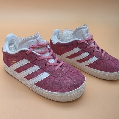 Used Adidas Pink Suede Gazelle Sneakers Toddler Size 6 | eBay