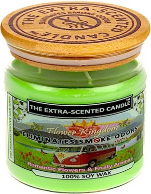 The Extra Scented Candle. Designed to Completely Eliminate Tough Smoke Odors.
