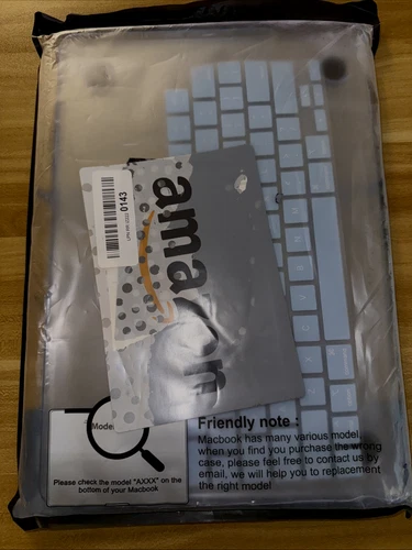 MacBook Clearcover & Light bluekeyboard ￼compatible with MacBok Pro 13.6 inches