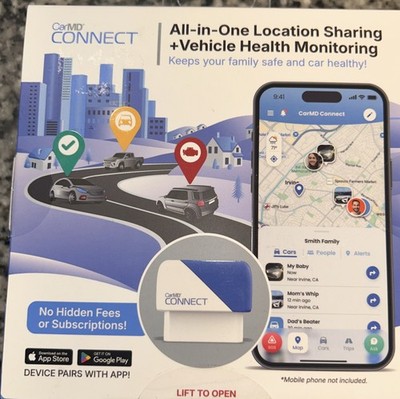 CarMD Connect   Real-Time Vehicle Location Sharing + Vehicle Health Monitoring
