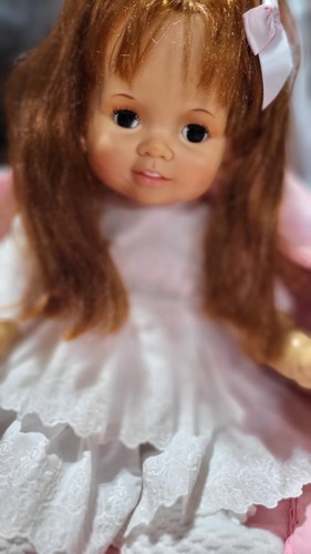 Vintage Ideal Baby Crissy 24 Zoll Puppe 1972/1973 rot wachsende Haare funktionieren! - Bild 12 von 24