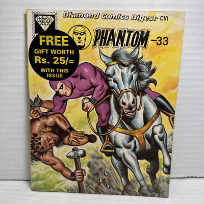 Phantom Diamond Comics #33 INDIA In ENGLISH Color Falk Rare Comic Book