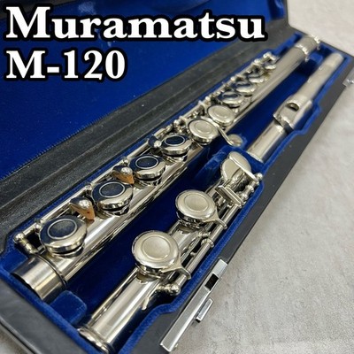 MURAMATSU M-120 Flute Silver M120 Woodwind w/ Case Used | eBay