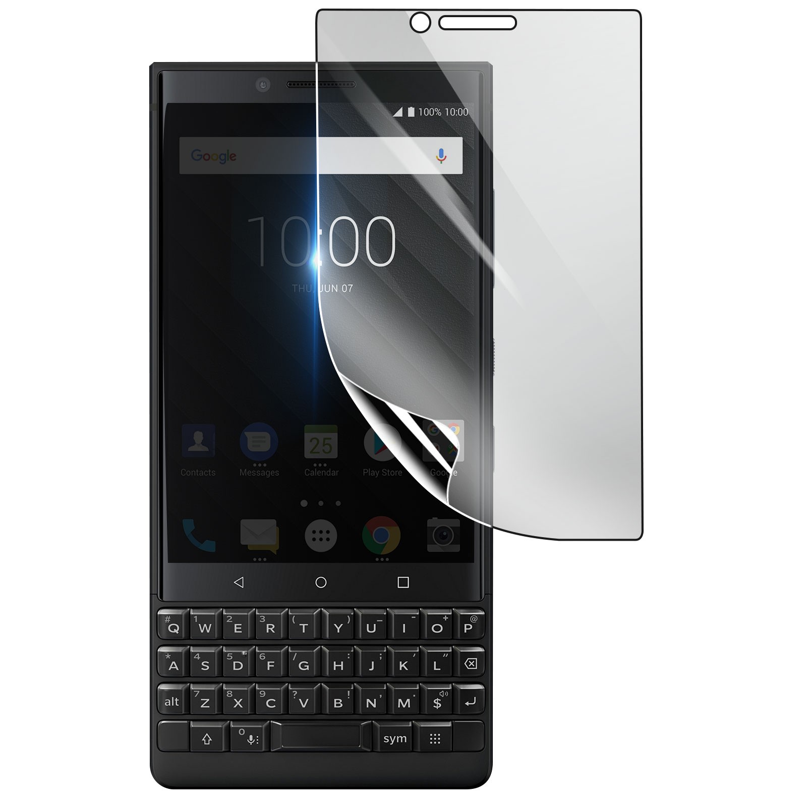Évitez les Fissures sur l'Écran BlackBerry KEY2 avec ce Film Hydrogel Antichoc Transparent