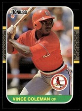 1987 Donruss Vince Coleman St. Louis Cardinals #263