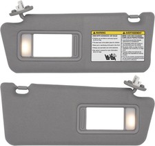 Gray Toyota Tacoma Sunshade 2005-2015 Driver Passenger