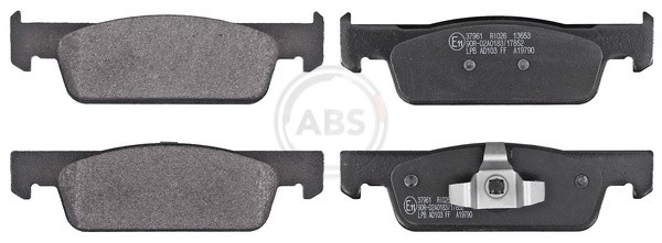 Front A.B.S. 37961 Brake Pad Set, disc brake for DACIA,RENAULT,SMART