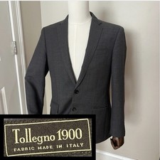 J Crew Ludlow 38S Slim Sport Coat Blazer Gray Italian Tollegno 1900 Wool Jacket