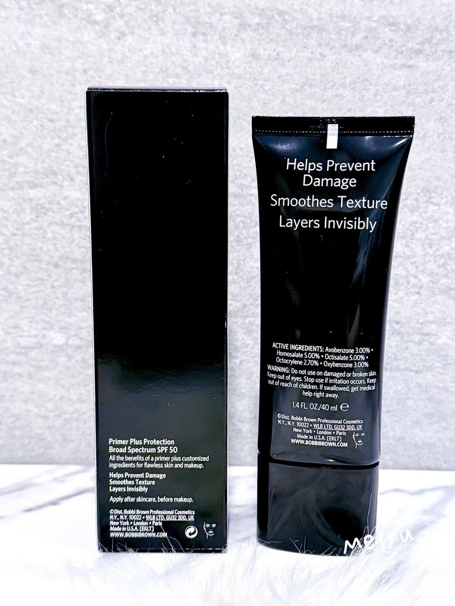 Bobbi Brown Primer Plus Protection, SPF 50, Full Size 1.4Oz. /40mL