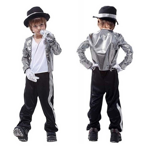Kinder Jungen Michael Jackson Kostüm Performance Cosplay Kostüm Party Outfit