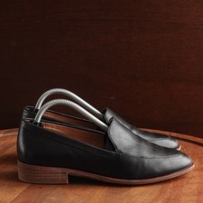 Madewell Loafer WMS SZ 6 BLK Frances Leather Academia Career Classic Preppy Shoe