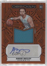 2023-24 Panini Obsidian Electric Etch Orange Flood 55/75 Amari Bailey Auto 1a07