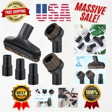 Multi-Surface Dust Brush Set - 6 Vacuum Attachments with 25mm & 36mm Brushes
