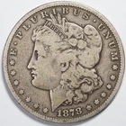 1878-CC Morgan Silver Dollar Carson City Mint - Fine (F)