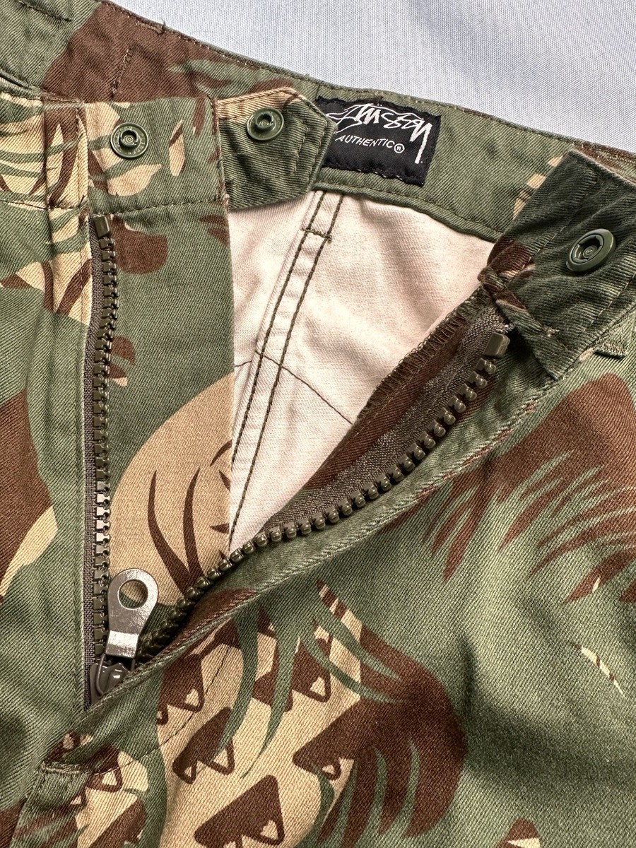 SS06 Stussy X Maharishi X Futura 2000 Jungle Camo Cargo Pants Size
