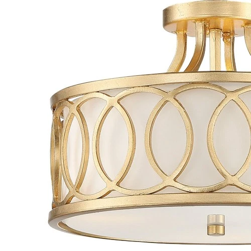 Crystorama Lighting - Three Light Ceiling Mount - Ceiling Mount - Graham - 3 - Picture 3 of 4