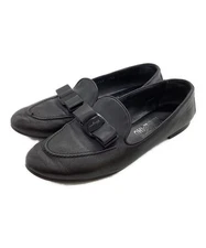 Salvatore Ferragamo                    LESLEY ribbon loafers / 40759 black 40759