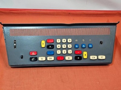 Vintage 1965 ELKA 6521 Calculator Front Panel - Original Nixie Era Collectible