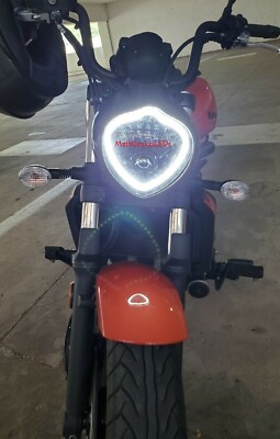 FITs: 2015-2025 Kawasaki Vulcan 650S ABS Cafe EN650 - LED Projection headlight.