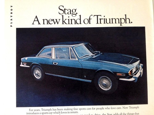 1972 Jaguar Stag Print Ad British Leyland - Picture 2 of 2