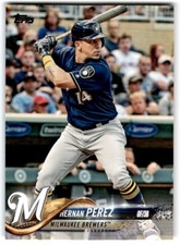 2018 Topps Series 2 Hernan Perez .  Milwaukee Brewers #455
