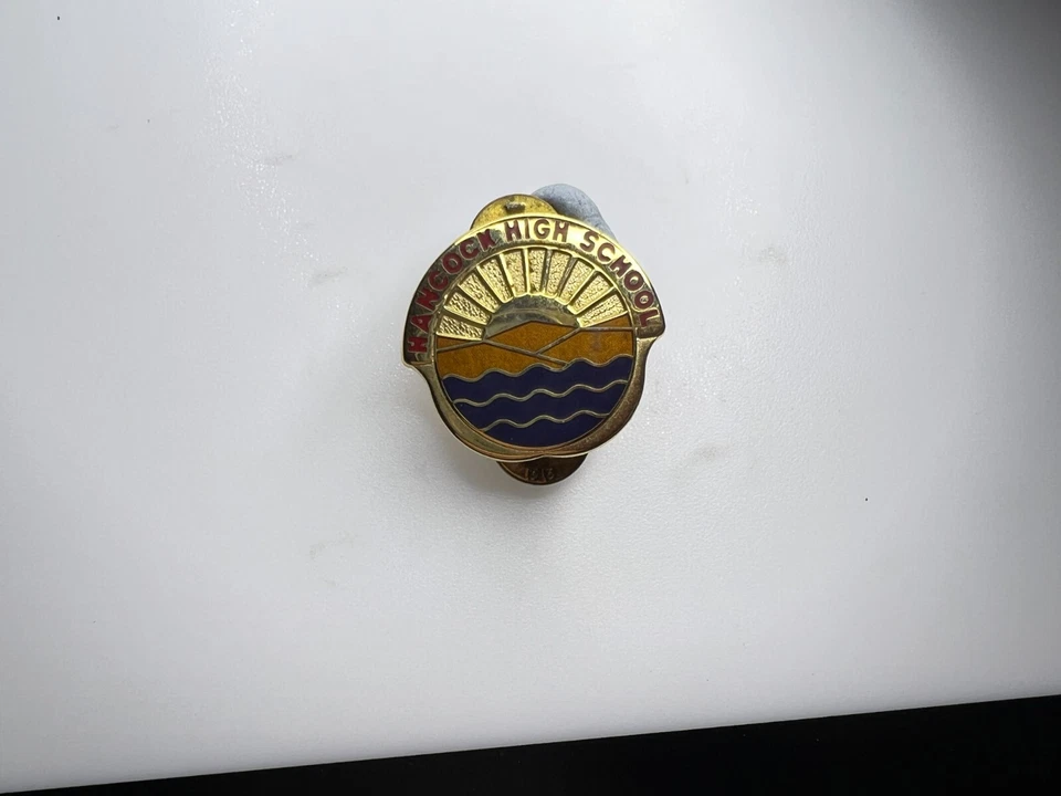 USA School Pin Badge Hancock High School 27x30 mm - Image 4 of 4