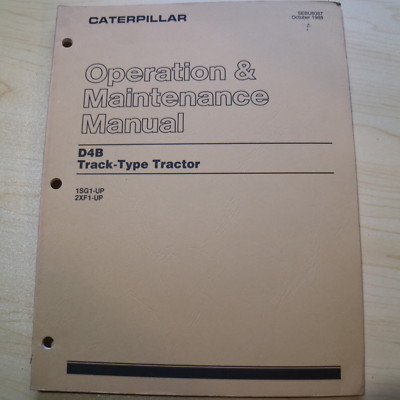 Caterpillar D4 Manual Caterpillar D4 Manual