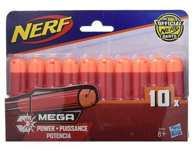 Nerf Ricarica Da 10 Dardi Mega Power 8+ Hasbro