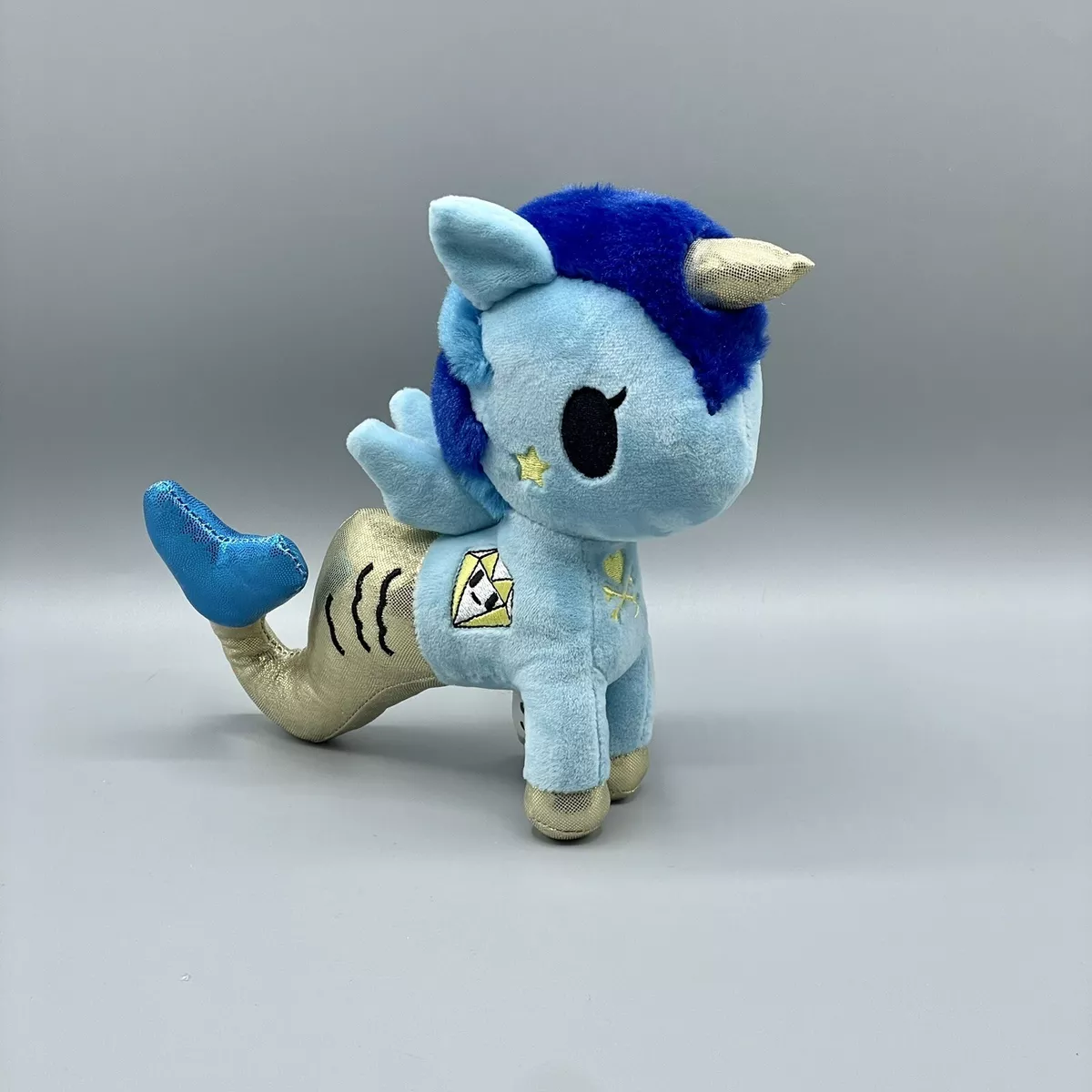 Tokidoki Unicorno Mermicorno CORSICA Blue Unicorn Mermaid Plush Stuffed Toy 8