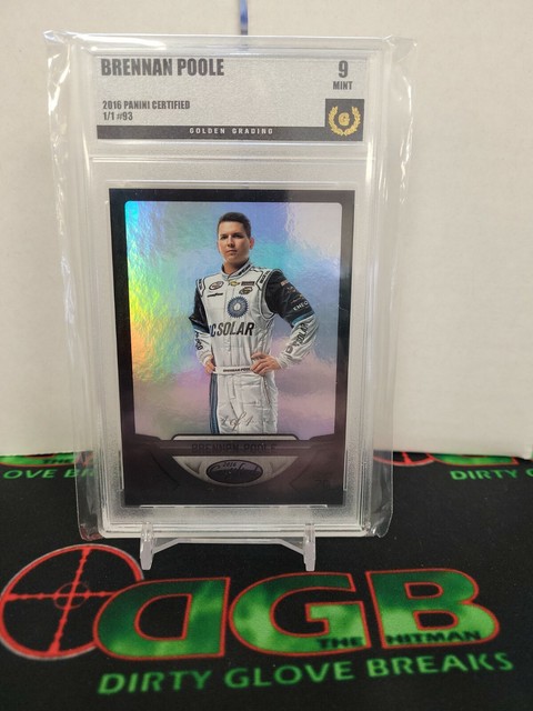 Brennan Poole 1/1 2016 Certified Golden Grading 9 Free Shipping