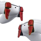 PlayVital DUNE Scarlet Red Trigger Stop Shoulder Buttons Extension Kit for ps5