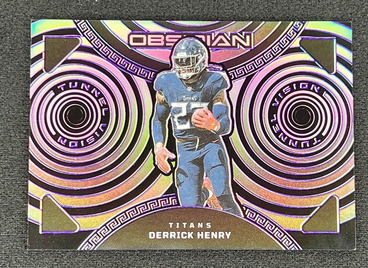 2023-24 Panini Obsidian Football Derrick Henry Tunnel Vision