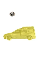 refA18 Caddy Van   3D car chrome Gold colour lapel pin badge