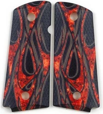 Smoke and Fire Custom Compact Officer 1911 Grips