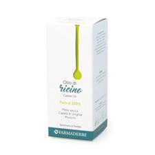Farmaderbe Olio di Ricino 100ml Pelle secca, Capelli & unghie, Muscoli