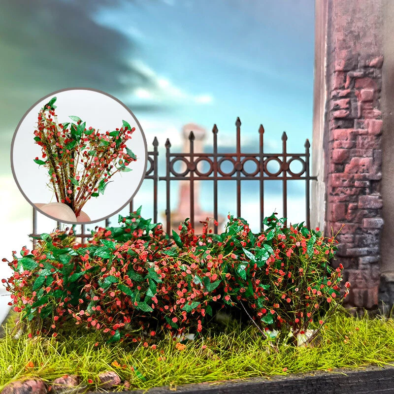 Season Bushes Ho/oo Scale Miniatures Shrub Forest Plants Railway Scenery Model - Image 3 of 4