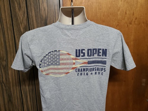 2016 US Open Championships New York City NYC Adult Small Gray TShirt - Picture 8 of 10