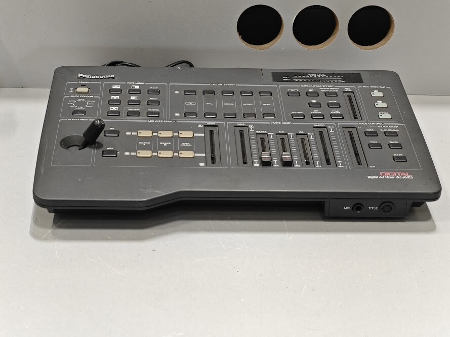 Panasonic WJ-AVE5 AV Mixer - Working, No Accessories | eBay