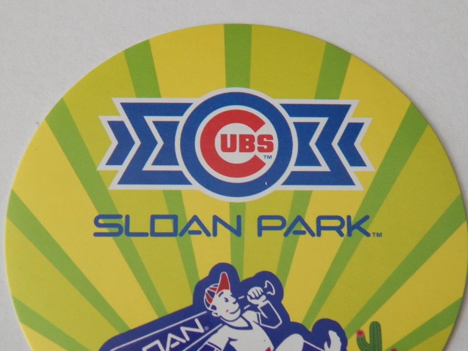 CHICAGO CUBS MLB 2023 SPRING TRAINING MESA ARIZONA EXCLUSIVE 3" ROUND STICKER - Image 2 of 3
